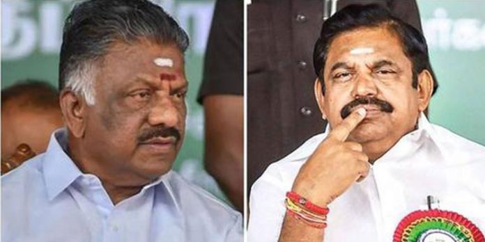 ഇരുപാർട്ടികൾ പോലെ ചേരി തിരിഞ്ഞ് ഇപിഎസ്സും ഒപിഎസ്സും ; പാർട്ടി ഓഫീസിനായി തമ്മിൽത്തല്ല് ഇരുപാർട്ടികൾ പോലെ ചേരി തിരിഞ്ഞ് ഇപിഎസ്സും ഒപിഎസ്സും ; പാർട്ടി ഓഫീസിനായി തമ്മിൽത്തല്ല്