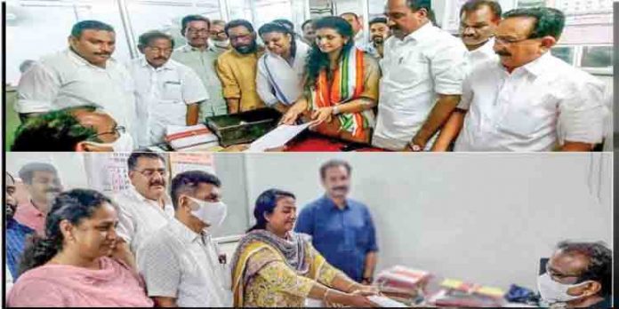 ആലുവ പുളിഞ്ചുവട് ഉപതിരഞ്ഞെടുപ്പ് സ്ഥാനാര്ത്ഥികള് നാമ നിര്ദ്ദേശപത്രിക സമര്പ്പിച്ചു ആലുവ പുളിഞ്ചുവട് ഉപതിരഞ്ഞെടുപ്പ് സ്ഥാനാര്ത്ഥികള് നാമ നിര്ദ്ദേശപത്രിക സമര്പ്പിച്ചു