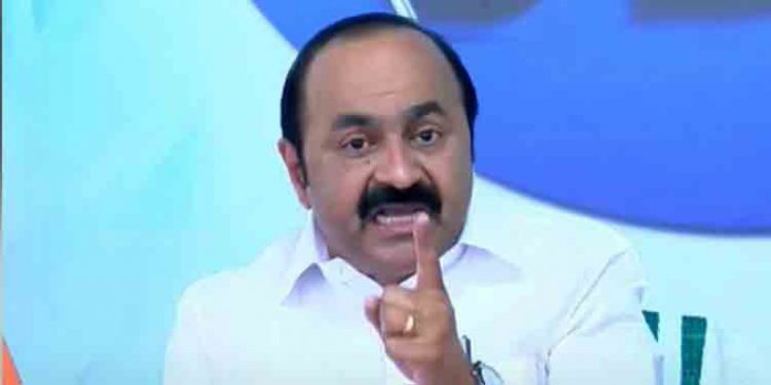 ഭരണഘടനയേയും, ശില്പ്പികളേയും അവഹേളിച്ച മന്ത്രി സജി ചെറിയാന് രാജിവെക്കണം : വി.ഡി സതീശന് ഭരണഘടനയേയും, ശില്പ്പികളേയും അവഹേളിച്ച മന്ത്രി സജി ചെറിയാന് രാജിവെക്കണം : വി.ഡി സതീശന്