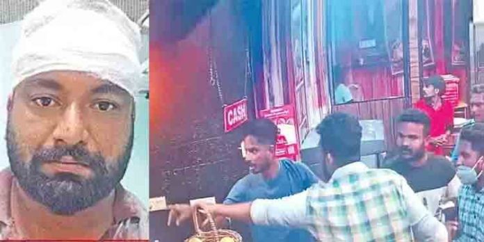പൊറോട്ടയ്ക്ക് കൂടുതല് വിലയീടാക്കിയെന്നാരോപിച്ച് ഹോട്ടലുടമയുടെ തല അടിച്ചുപൊട്ടിച്ചു പൊറോട്ടയ്ക്ക് കൂടുതല് വിലയീടാക്കിയെന്നാരോപിച്ച് ഹോട്ടലുടമയുടെ തല അടിച്ചുപൊട്ടിച്ചു