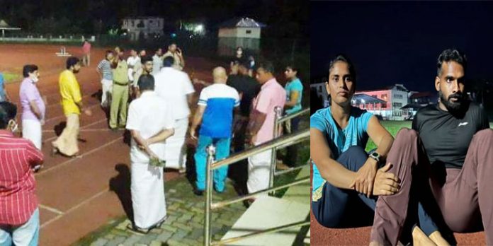 കായികതാരത്തോടും ഭര്ത്താവിനോടും മോശമായി പെരുമാറിയ സംഭവം : പ്രതികൾ അറസ്റ്റിൽ കായികതാരത്തോടും ഭര്ത്താവിനോടും മോശമായി പെരുമാറിയ സംഭവം : പ്രതികൾ അറസ്റ്റിൽ