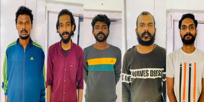 കൊലവിളി നടത്തിയ സംഘത്തിലെ മുഴുവൻ പ്രതികളെയും പിടികൂടി കൊലവിളി നടത്തിയ സംഘത്തിലെ മുഴുവൻ പ്രതികളെയും പിടികൂടി