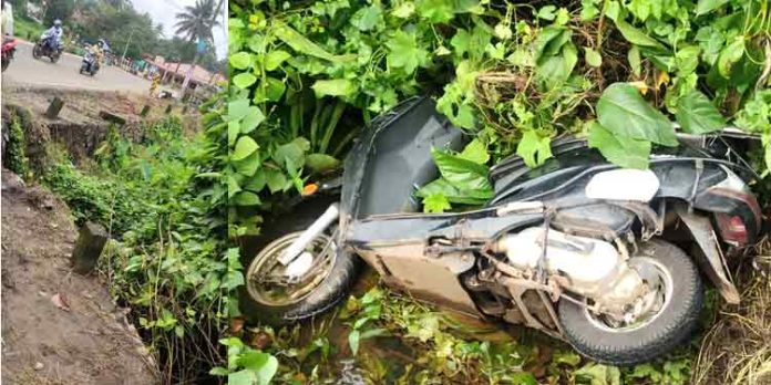 ഓട്ടോ ഇടിച്ച് ഇരുചക്രവാഹന യാത്രക്കാരന് പരിക്ക് ഓട്ടോ ഇടിച്ച് ഇരുചക്രവാഹന യാത്രക്കാരന് പരിക്ക്