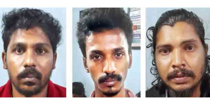 അതിമാരക ലഹരിമരുന്നായ എംഡിഎംഎയുമായി മൂന്ന് യുവാക്കള് പോലീസ് പിടിയില് അതിമാരക ലഹരിമരുന്നായ എംഡിഎംഎയുമായി മൂന്ന് യുവാക്കള് പോലീസ് പിടിയില്