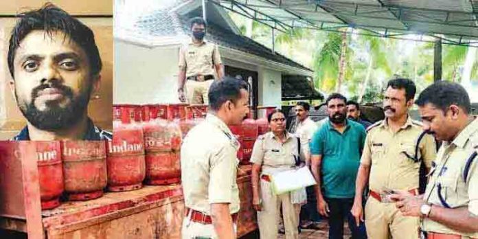 അനധികൃത ഗ്യാസ് റീഫില്ലിങ് കേന്ദ്രം നടത്തിയയാൾ പിടിയിൽ അനധികൃത ഗ്യാസ് റീഫില്ലിങ് കേന്ദ്രം നടത്തിയയാൾ പിടിയിൽ