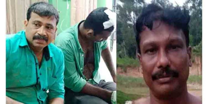 വിലങ്ങ് വെയ്ക്കാന് ശ്രമിച്ച പോലീസുകാരെ പ്രതി വെട്ടി വിലങ്ങ് വെയ്ക്കാന് ശ്രമിച്ച പോലീസുകാരെ പ്രതി വെട്ടി
