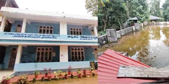വെണ്മണി പിഎച്ച്സി കെട്ടിടത്തിന് മുകളിൽ മഴവെള്ളം കെട്ടിക്കിടന്ന് ദുർഗന്ധം വമിക്കുന്നു വെണ്മണി പിഎച്ച്സി കെട്ടിടത്തിന് മുകളിൽ മഴവെള്ളം കെട്ടിക്കിടന്ന് ദുർഗന്ധം വമിക്കുന്നു
