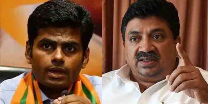 അടിച്ചാല് മറ്റേ കവിള് കാണിക്കാന് താന് യേശുവല്ല ; അണ്ണാമലൈ അടിച്ചാല് മറ്റേ കവിള് കാണിക്കാന് താന് യേശുവല്ല ; അണ്ണാമലൈ