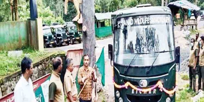 മുത്തങ്ങ വന്യജീവി സങ്കേതത്തില് കാനന സവാരിക്ക് ഇനി ബസുകള് മുത്തങ്ങ വന്യജീവി സങ്കേതത്തില് കാനന സവാരിക്ക് ഇനി ബസുകള്