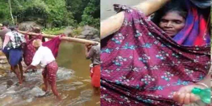 പറമ്പിക്കുളം ഓവൻപാടി കോളനി പാലമില്ല ; രോഗിയായ സ്ത്രീയെ ആശുപത്രിയിൽ കൊണ്ടുപോയത് ഏഴ് കിലോമീറ്റര് തോളില് ചുമന്ന് പറമ്പിക്കുളം ഓവൻപാടി കോളനി പാലമില്ല ; രോഗിയായ സ്ത്രീയെ ആശുപത്രിയിൽ കൊണ്ടുപോയത് ഏഴ് കിലോമീറ്റര് തോളില് ചുമന്ന്