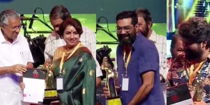 മികച്ച നടൻ- ജോജു, ബിജു മേനോൻ, നടി രേവതി ; സംസ്ഥാന ചലച്ചിത്ര അവാര്ഡുകൾ വിതരണം ചെയ്തു മികച്ച നടൻ- ജോജു, ബിജു മേനോൻ, നടി രേവതി ; സംസ്ഥാന ചലച്ചിത്ര അവാര്ഡുകൾ വിതരണം ചെയ്തു