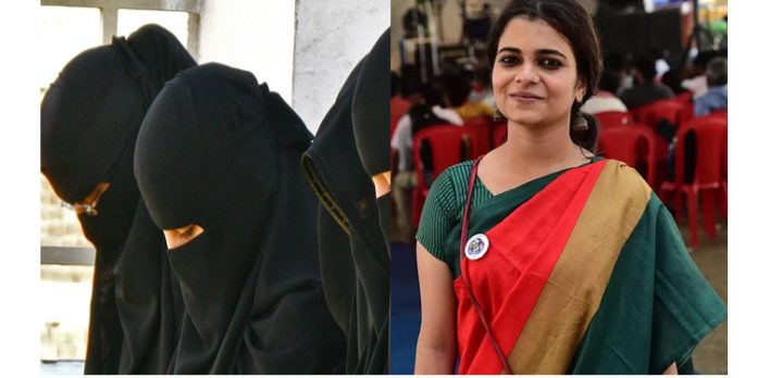ആത്മാഭിമാനമുള്ള മുസ്ലീം സ്ത്രീയ്ക്ക് ഹിജാബ് അണിയാന് സാധിക്കില്ല ; ജസ്ല മാടശ്ശേരി ആത്മാഭിമാനമുള്ള മുസ്ലീം സ്ത്രീയ്ക്ക് ഹിജാബ് അണിയാന് സാധിക്കില്ല ; ജസ്ല മാടശ്ശേരി
