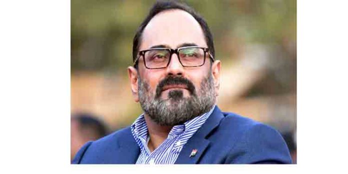 ഇന്ത്യ എല്ലാ ജനങ്ങള്ക്കും സുരക്ഷിതമായ ഇടo : രാജീവ് ചന്ദ്രശേഖര് ഇന്ത്യ എല്ലാ ജനങ്ങള്ക്കും സുരക്ഷിതമായ ഇടo : രാജീവ് ചന്ദ്രശേഖര്
