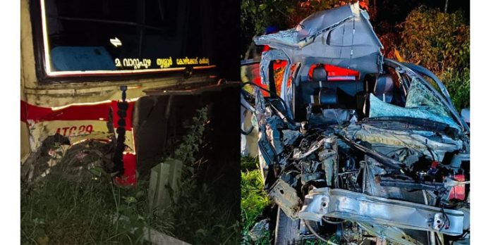 വയനാട് കാറും കെഎസ്ആർടിസി സൂപ്പർ ഫാസ്റ്റും കൂട്ടിയിടിച്ച് ഒരു മരണം വയനാട് കാറും കെഎസ്ആർടിസി സൂപ്പർ ഫാസ്റ്റും കൂട്ടിയിടിച്ച് ഒരു മരണം