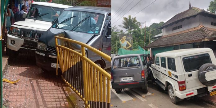 വാഹന അപകടങ്ങൾ ഒഴിയാതെ ഉതിമൂട് ജംങ്ഷന് വാഹന അപകടങ്ങൾ ഒഴിയാതെ ഉതിമൂട് ജംങ്ഷന്