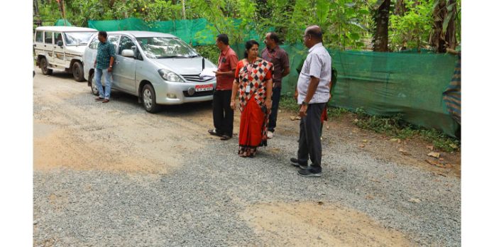 ജില്ലയിലെ റോഡ് പ്രവൃത്തികളുടെ പരിശോധന നടത്തി ജില്ലയിലെ റോഡ് പ്രവൃത്തികളുടെ പരിശോധന നടത്തി