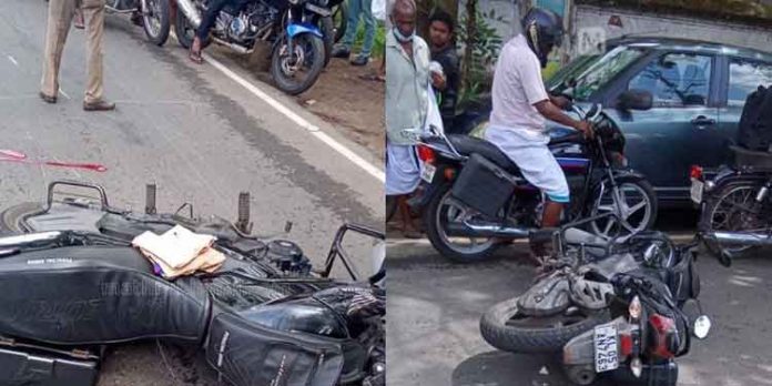 കോട്ടയത്ത് വാഹനാപകടത്തില് യുവാവ് മരിച്ചു കോട്ടയത്ത് വാഹനാപകടത്തില് യുവാവ് മരിച്ചു