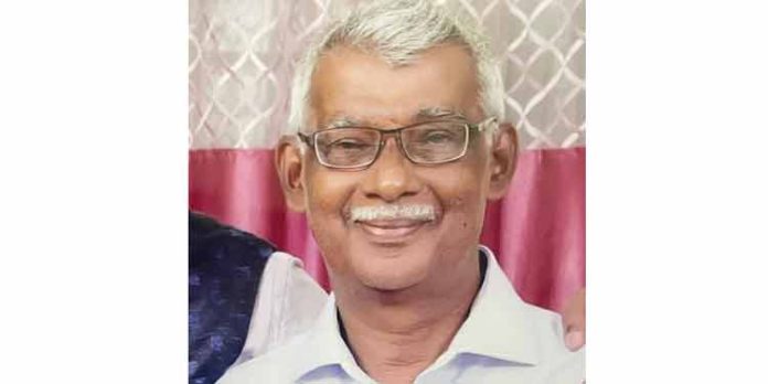 പത്തനംതിട്ട സ്വീറ്റ് ബേക്കറി ഉടമ അഴൂര് കുന്നിപ്പറമ്പില് കെ.ജെ.മാത്യു (71) നിര്യാതനായി പത്തനംതിട്ട സ്വീറ്റ് ബേക്കറി ഉടമ അഴൂര് കുന്നിപ്പറമ്പില് കെ.ജെ.മാത്യു (71) നിര്യാതനായി