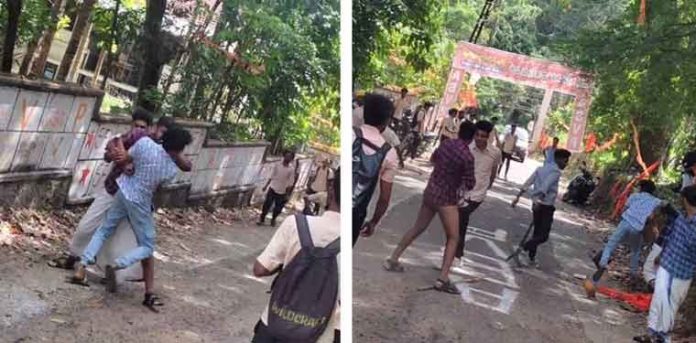 പാലാ പോളി ടെക്നിക്ക് കോളേജില് എസ്.എഫ്.ഐ യും എ.ബി.വി.പി യും തമ്മില് സംഘര്ഷം പാലാ പോളി ടെക്നിക്ക് കോളേജില് എസ്.എഫ്.ഐ യും എ.ബി.വി.പി യും തമ്മില് സംഘര്ഷം