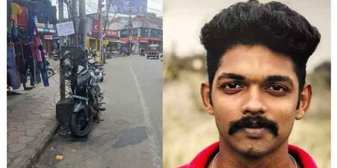 കെ.എസ്.ആര്.ടി.സിയും ബൈക്കും കൂട്ടിയിടിച്ച് യുവാവിന് മരണം കെ.എസ്.ആര്.ടി.സിയും ബൈക്കും കൂട്ടിയിടിച്ച് യുവാവിന് മരണം
