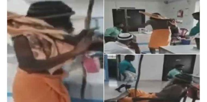 മകളുടെ പഠനത്തിന് ലോണ് നിഷേധിച്ചു ; തോക്കുമായി സന്യാസി ബാങ്കിലെത്തി മകളുടെ പഠനത്തിന് ലോണ് നിഷേധിച്ചു ; തോക്കുമായി സന്യാസി ബാങ്കിലെത്തി