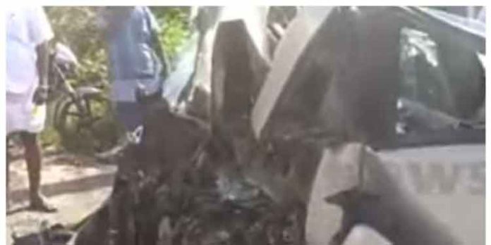 തമിഴ്നാട്ടില് വാഹനാപകടം ; 4 മലയാളികള് മരിച്ചു തമിഴ്നാട്ടില് വാഹനാപകടം ; 4 മലയാളികള് മരിച്ചു