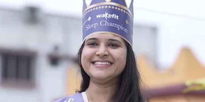 ഉറങ്ങി ഉറങ്ങി ‘സ്ലീപ്’ ചാമ്പ്യനായി ത്രിപര്ണ ഉറങ്ങി ഉറങ്ങി ‘സ്ലീപ്’ ചാമ്പ്യനായി ത്രിപര്ണ
