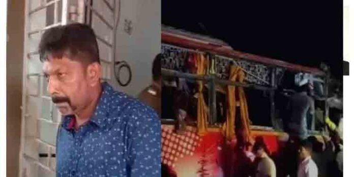 ഉറങ്ങിപ്പോയിട്ടില്ല, ബസ് പെട്ടെന്ന് ബ്രേക്ക് ചെയ്തതിനാലാണ് പുറകില് ചെന്ന് ഇടിച്ചതെന്ന് ഡ്രൈവര് ജോമോന് ഉറങ്ങിപ്പോയിട്ടില്ല, ബസ് പെട്ടെന്ന് ബ്രേക്ക് ചെയ്തതിനാലാണ് പുറകില് ചെന്ന് ഇടിച്ചതെന്ന് ഡ്രൈവര് ജോമോന്