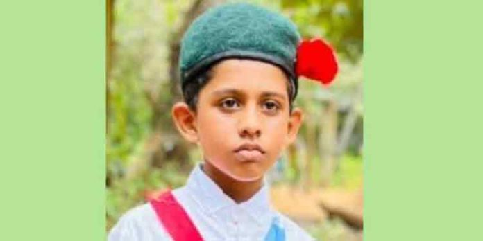തോർത്ത് കഴുത്തിൽ കുരുങ്ങി പത്ത് വയസുകാരൻ മരിച്ചു തോർത്ത് കഴുത്തിൽ കുരുങ്ങി പത്ത് വയസുകാരൻ മരിച്ചു
