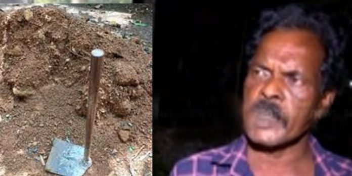 മാലിന്യം നിക്ഷേപിക്കാൻ എന്ന വ്യാജേനയാണ് കുഴിയെടുപ്പിച്ചത് എന്ന് തൊഴിലാളി ബേബി മാലിന്യം നിക്ഷേപിക്കാൻ എന്ന വ്യാജേനയാണ് കുഴിയെടുപ്പിച്ചത് എന്ന് തൊഴിലാളി ബേബി