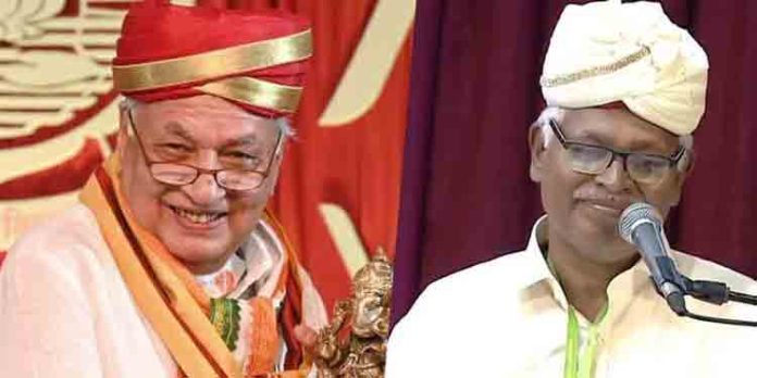 ഗവര്ണര് ആരിഫ് മുഹമ്മദ് ഖാനെ വെല്ലുവിളിച്ച് കേരള വൈസ് ചാന്ലസര് വി.പി.മഹാദേവന് പിള്ള ഗവര്ണര് ആരിഫ് മുഹമ്മദ് ഖാനെ വെല്ലുവിളിച്ച് കേരള വൈസ് ചാന്ലസര് വി.പി.മഹാദേവന് പിള്ള