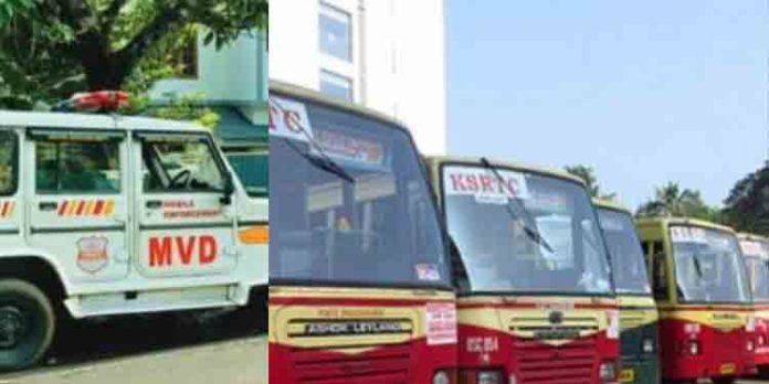 വേഗപ്പൂട്ടില്ലാതെ സര്വീസ് : കെഎസ്ആര്ടിസി അടക്കം 5 ബസുകളുടെ ഫിറ്റ്നസ് റദ്ദാക്കി വേഗപ്പൂട്ടില്ലാതെ സര്വീസ് : കെഎസ്ആര്ടിസി അടക്കം 5 ബസുകളുടെ ഫിറ്റ്നസ് റദ്ദാക്കി