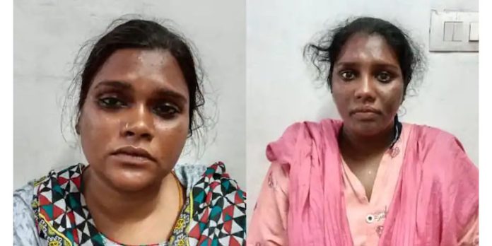 കോഴിക്കോട് പിഞ്ചുകുഞ്ഞിന്റെ പാദസരം കവർന്ന തമിഴ് നാടോടി സ്ത്രീകള് പിടിയില് കോഴിക്കോട് പിഞ്ചുകുഞ്ഞിന്റെ പാദസരം കവർന്ന തമിഴ് നാടോടി സ്ത്രീകള് പിടിയില്