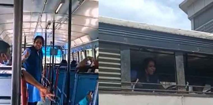 എല്ലാവരും ഇറങ്ങിപ്പോ ; യാത്രക്കാര്ക്കുനേരെ അസഭ്യവര്ഷവുമായി കെഎസ്ആര്ടിസി വനിതാ കണ്ടക്ടർ എല്ലാവരും ഇറങ്ങിപ്പോ ; യാത്രക്കാര്ക്കുനേരെ അസഭ്യവര്ഷവുമായി കെഎസ്ആര്ടിസി വനിതാ കണ്ടക്ടർ