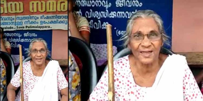 കണ്ണ് തുറക്കണം കളക്ടര് മാഡം … ചായലോട് പുലിമലപ്പാറ ഖനന അനുമതിക്കെതിരെ പോരാടിയ ഗ്രേസി ബേബി (76) യാത്രയായി കണ്ണ് തുറക്കണം കളക്ടര് മാഡം … ചായലോട് പുലിമലപ്പാറ ഖനന അനുമതിക്കെതിരെ പോരാടിയ ഗ്രേസി ബേബി (76) യാത്രയായി