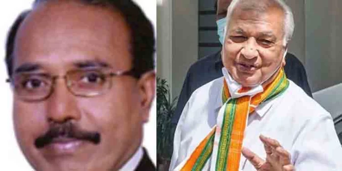 ഗവര്ണറുടെ പുതിയ നിയമോപദേശകനായി അഡ്വ.ഗോപകുമാരന് നായരെ നിയമിച്ചു ഗവര്ണറുടെ പുതിയ നിയമോപദേശകനായി അഡ്വ.ഗോപകുമാരന് നായരെ നിയമിച്ചു