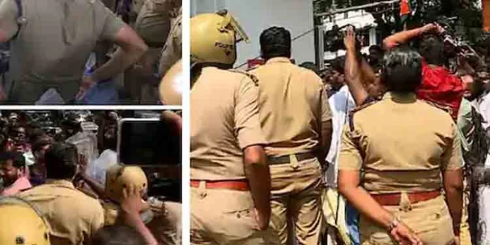 മേയറുടെ രാജി ആവശ്യപ്പെട്ട് തിരുവനന്തപുരം നഗരസഭയിൽ ഇന്നും കനത്ത പ്രതിഷേധം മേയറുടെ രാജി ആവശ്യപ്പെട്ട് തിരുവനന്തപുരം നഗരസഭയിൽ ഇന്നും കനത്ത പ്രതിഷേധം