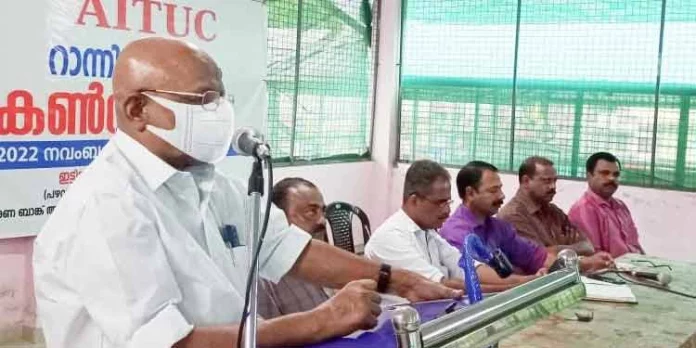 എ.ഐ.ടി.യു.സി റാന്നി മണ്ഡലം കണ്വന്ഷന് നടത്തി എ.ഐ.ടി.യു.സി റാന്നി മണ്ഡലം കണ്വന്ഷന് നടത്തി