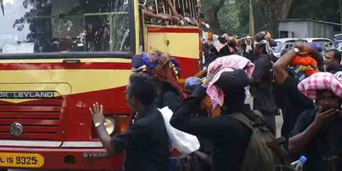 ശബരിമല തീര്ത്ഥാടകരില് നിന്നും 30 ശതമാനം അധിക നിരക്ക് ഈടാക്കാന് അനുമതിയുണ്ടെന്ന് കെഎസ്ആര്ടിസി ശബരിമല തീര്ത്ഥാടകരില് നിന്നും 30 ശതമാനം അധിക നിരക്ക് ഈടാക്കാന് അനുമതിയുണ്ടെന്ന് കെഎസ്ആര്ടിസി
