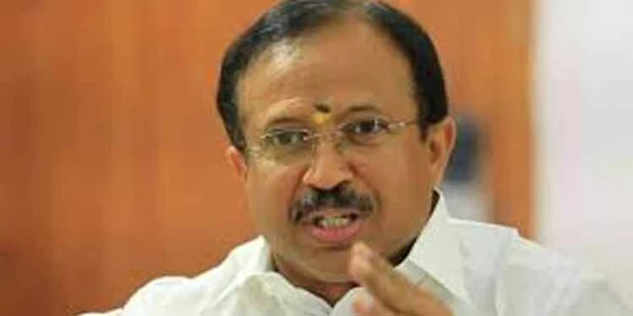 രാജ്ഭവനില് നിയമിക്കുന്നത് ആജീവനാന്ത പെന്ഷന് നല്കാനല്ല ; ഗവര്ണര്ക്ക് പിന്തുണയുമായി കേന്ദ്രമന്ത്രി വി മുരളീധരന് രാജ്ഭവനില് നിയമിക്കുന്നത് ആജീവനാന്ത പെന്ഷന് നല്കാനല്ല ; ഗവര്ണര്ക്ക് പിന്തുണയുമായി കേന്ദ്രമന്ത്രി വി മുരളീധരന്