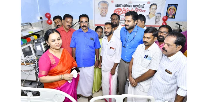 തീര്ത്ഥാടകര്ക്കായി 24 മണിക്കൂറും പ്രവര്ത്തിക്കാന് പത്തനംതിട്ട ജനറല് ആശുപത്രിയില് ശബരിമല വാര്ഡ് സജ്ജം : മന്ത്രി വീണാ ജോര്ജ് തീര്ത്ഥാടകര്ക്കായി 24 മണിക്കൂറും പ്രവര്ത്തിക്കാന് പത്തനംതിട്ട ജനറല് ആശുപത്രിയില് ശബരിമല വാര്ഡ് സജ്ജം : മന്ത്രി വീണാ ജോര്ജ്