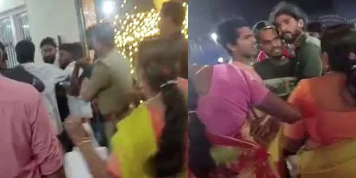 വിവാഹത്തിന് വിളിച്ചില്ല ; ബാലരാമപുരത്ത് വിവാഹ സല്ക്കാരത്തിനിടെ കൂട്ടയടി വിവാഹത്തിന് വിളിച്ചില്ല ; ബാലരാമപുരത്ത് വിവാഹ സല്ക്കാരത്തിനിടെ കൂട്ടയടി