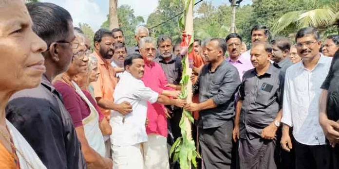 അയ്യപ്പ മഹാ സത്രത്തിനുള്ള വേദിയുടെ കാൽ നാട്ടു കർമം നടത്തി അയ്യപ്പ മഹാ സത്രത്തിനുള്ള വേദിയുടെ കാൽ നാട്ടു കർമം നടത്തി