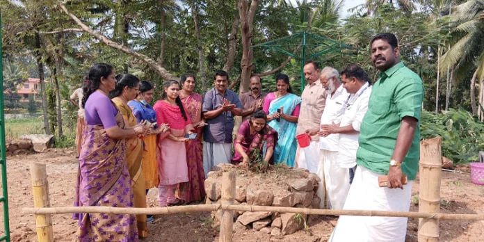 ജൈവവൈവിധ്യ ഉദ്യാന നിര്മ്മാണം ആരംഭിച്ചു ജൈവവൈവിധ്യ ഉദ്യാന നിര്മ്മാണം ആരംഭിച്ചു
