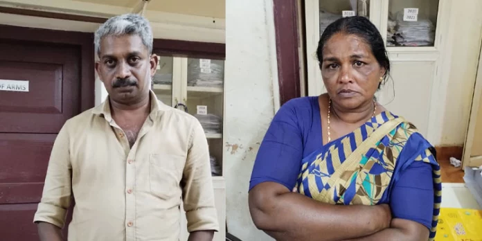 കുടികിടപ്പവകാശം സ്ഥാപിച്ചുകിട്ടാനുള്ള കേസ് നടത്താൻ കോടതിച്ചെലവിനെന്നുപറഞ്ഞ് ലക്ഷങ്ങൾ തട്ടിയവർ അറസ്റ്റിൽ കുടികിടപ്പവകാശം സ്ഥാപിച്ചുകിട്ടാനുള്ള കേസ് നടത്താൻ കോടതിച്ചെലവിനെന്നുപറഞ്ഞ് ലക്ഷങ്ങൾ തട്ടിയവർ അറസ്റ്റിൽ