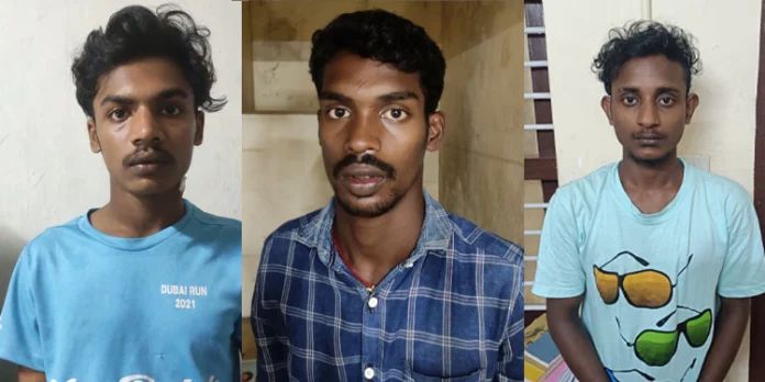 അടൂർ സ്റ്റേഷനിൽ നിന്നുംചാടിപ്പോയ ബൈക്ക് മോഷ്ടാവ് പിടിയിൽ ; സഹായികളായ മറ്റ് രണ്ടു യുവാക്കളും അറസ്റ്റിൽ അടൂർ സ്റ്റേഷനിൽ നിന്നുംചാടിപ്പോയ ബൈക്ക് മോഷ്ടാവ് പിടിയിൽ ; സഹായികളായ മറ്റ് രണ്ടു യുവാക്കളും അറസ്റ്റിൽ