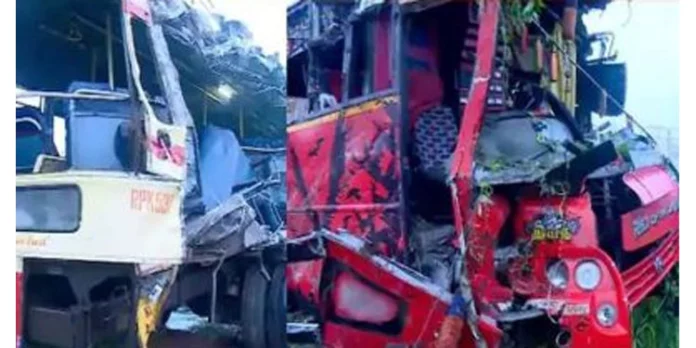 വടക്കഞ്ചേരി ബസ് അപകടം ; കെഎസ്ആര്ടിസിയുടെ ഭാഗത്തും പിഴവെന്ന് റിപ്പോർട്ട് വടക്കഞ്ചേരി ബസ് അപകടം ; കെഎസ്ആര്ടിസിയുടെ ഭാഗത്തും പിഴവെന്ന് റിപ്പോർട്ട്
