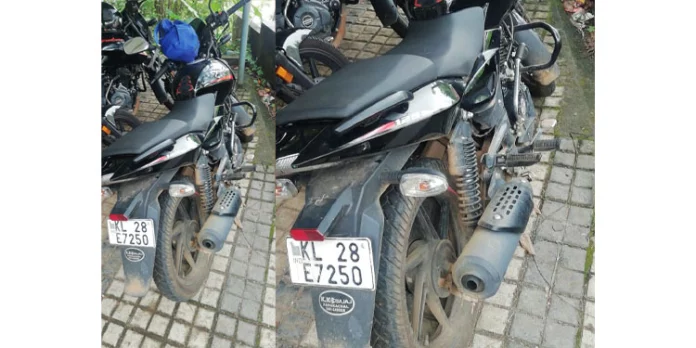 ബൈക്ക് മാറിയെടുത്ത് പുലിവാലുപിടിച്ചു ; സത്യമറിഞ്ഞ പോലീസ് സഹായിച്ചു – പ്രതിയാകാതെ യുവാവ് രക്ഷപ്പെട്ടു ബൈക്ക് മാറിയെടുത്ത് പുലിവാലുപിടിച്ചു ; സത്യമറിഞ്ഞ പോലീസ് സഹായിച്ചു – പ്രതിയാകാതെ യുവാവ് രക്ഷപ്പെട്ടു