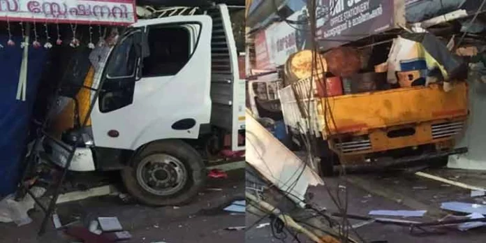ലോറി കടയിലേക്ക് ഇടിച്ചു കയറി ഒരാള് മരിച്ചു ലോറി കടയിലേക്ക് ഇടിച്ചു കയറി ഒരാള് മരിച്ചു