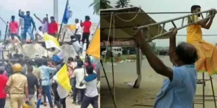 വിഴിഞ്ഞം സമര പന്തല് പൊളിച്ചു മാറ്റി : നിര്മ്മാണ പ്രവര്ത്തനങ്ങള് നാളെ തുടങ്ങും വിഴിഞ്ഞം സമര പന്തല് പൊളിച്ചു മാറ്റി : നിര്മ്മാണ പ്രവര്ത്തനങ്ങള് നാളെ തുടങ്ങും